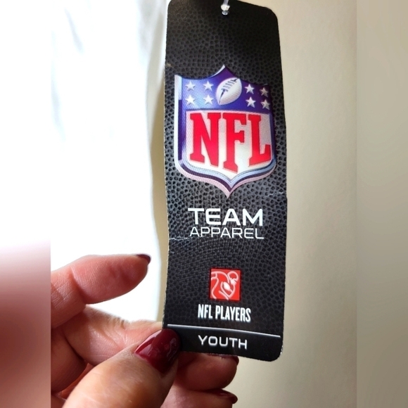 NFL Pittsburgh Steelers Youth 14/16 large NWT white tee Brown #84 - Picture 6 of 11